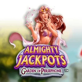 Almighty Jackpots: Garden of Persephone logo by Novomatic at Glorion Casino