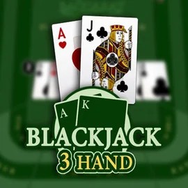 Blackjack 3H (Habanero) slot logo by Habanero at Glorion Casino
