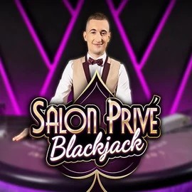 Blackjack Salon Privé slot visual from Ezugi available on glorioncasinoo.at