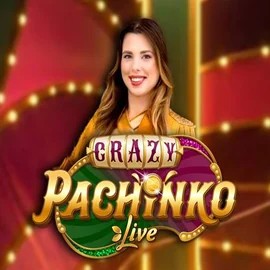 Official Live Casino logo: Crazy Pachinko by Evolution at Glorion Casino