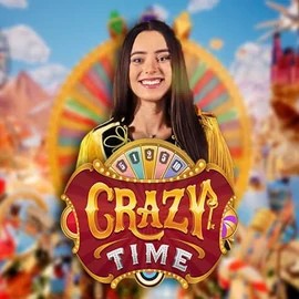 Crazy Time logo – Live Casino by Evolution at Glorion Casino