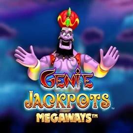 Genie Jackpots Megaways slot visual from Blueprint Gaming available on glorioncasinoo.at