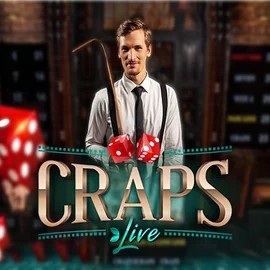 Live Craps slot logo by Evolution at Glorion Casino