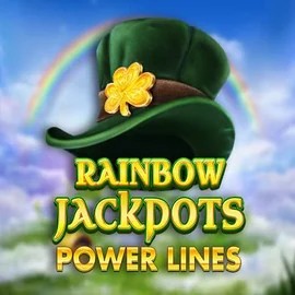 Official Jackpots logo: Rainbow Jackpots Power Lines by Red Tiger Gaming at Glorion Casino